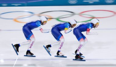 U.S. men's team pursuit speedskaters advance to Olympic final