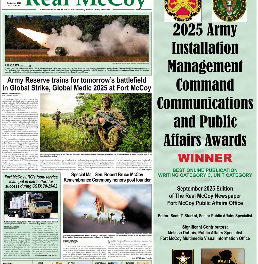 Fort McCoy communicators earn big in 2026 IMCOM, AMC communications competitions