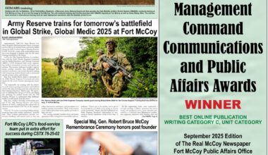 Fort McCoy communicators earn big in 2026 IMCOM, AMC communications competitions