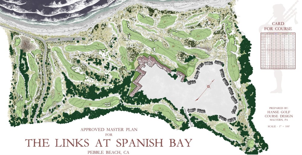 The Links at Spanish Bay - new routing 