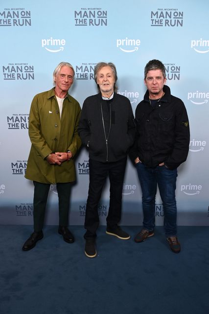 Paul Weller, Sir Paul McCartney and Noel Gallagher (Prime Video)