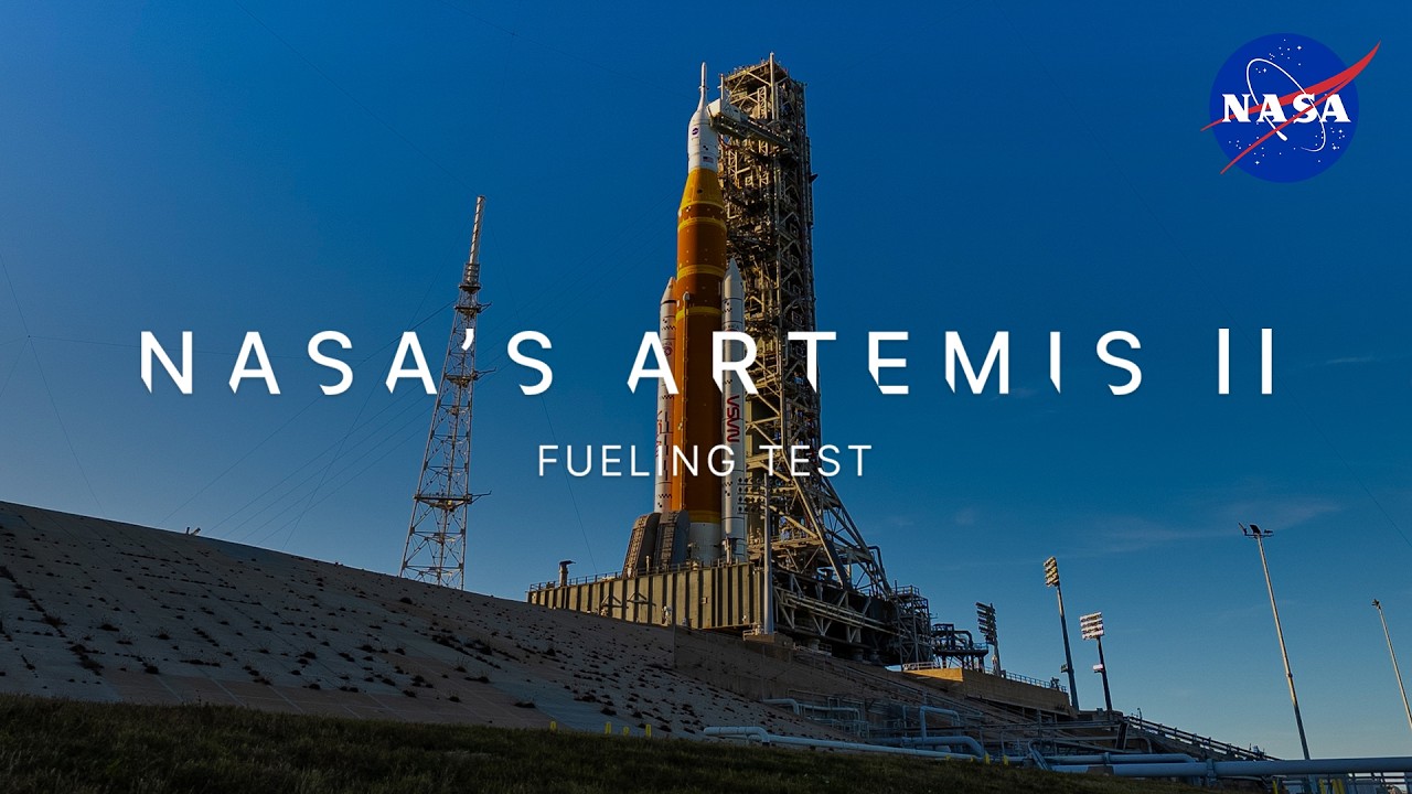 NASA's Artemis II Fueling Test (Official Feed) - YouTube