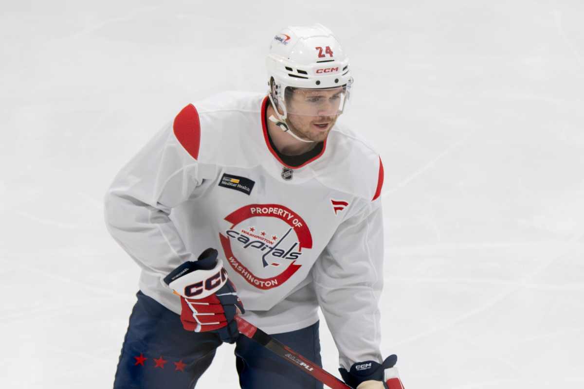Connor McMichael is full participant in Capitals practice, John Carlson does not skate