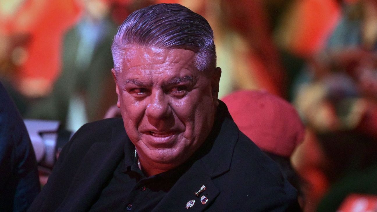 Argentina soccer president Tapia barred from leaving country