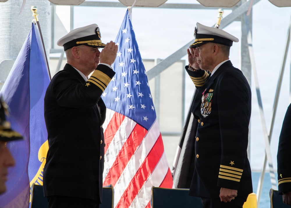 LCSRON One Holds Change of Command Ceremony