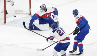 Slovakian goaltender loses his cool and lashes out on head coach after Team USA plays Free Bird once