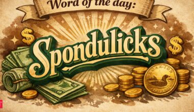 Word of the day: Spondulicks