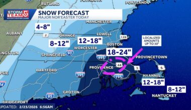 Intense bands of snow at rate of 2-4 inches per hour