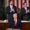 President Donald Trump arrives to deliver his State of the Union address in the House Chamber of the U.S. Capitol in Washington, D.C., on February 24, 2026.