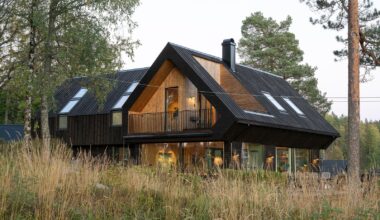 The Roof at This Norwegian Retreat Holds a Surprisingly Roomy Second Level