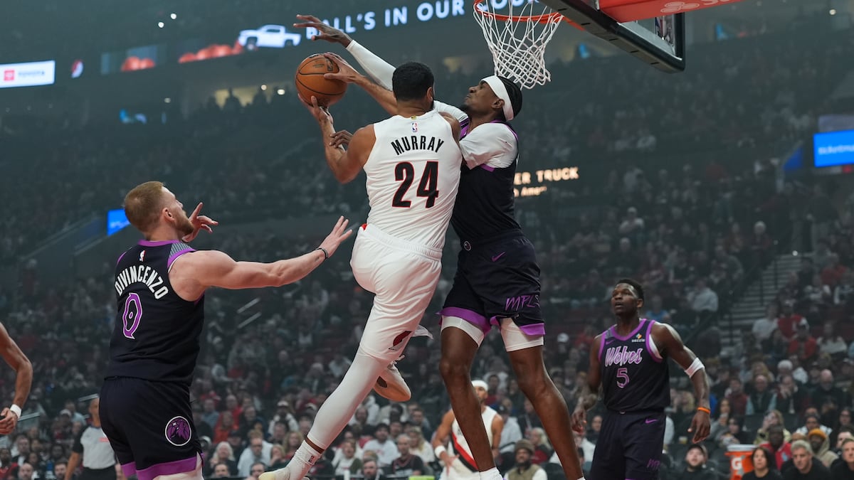 Trail Blazers fall to Timberwolves 124-121 in physical contest