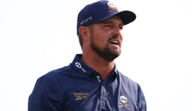 Bryson DeChamebau at LIV Golf tournament