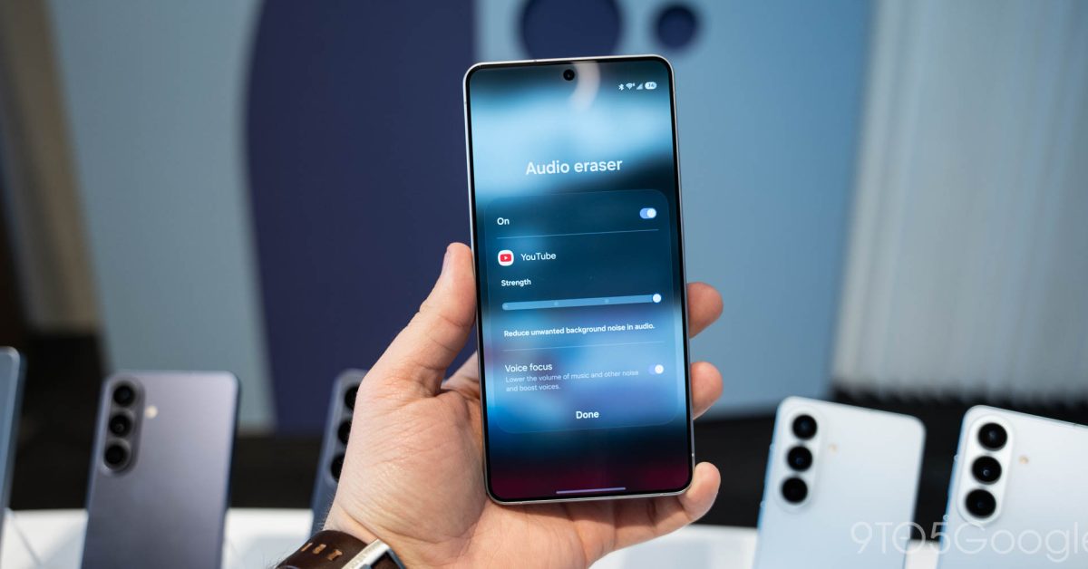 Samsung's Audio Eraser now works with YouTube and more
