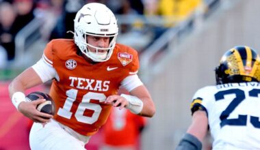 Texas' Arch Manning out of boot but will be limited in spring