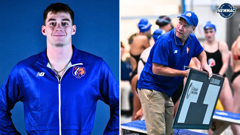 Reice and Swim Coaches Earn Major NEWMAC Awards