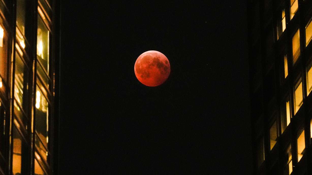 A total lunar eclipse will turn the moon blood red on Tuesday across several continents