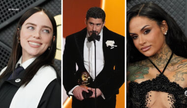 Bad Bunny, more of music's biggest stars use the Grammys stage to protest Trump's immigration crackdown