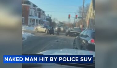Norristown police officer on leave after video shows naked man being hit by police vehicle