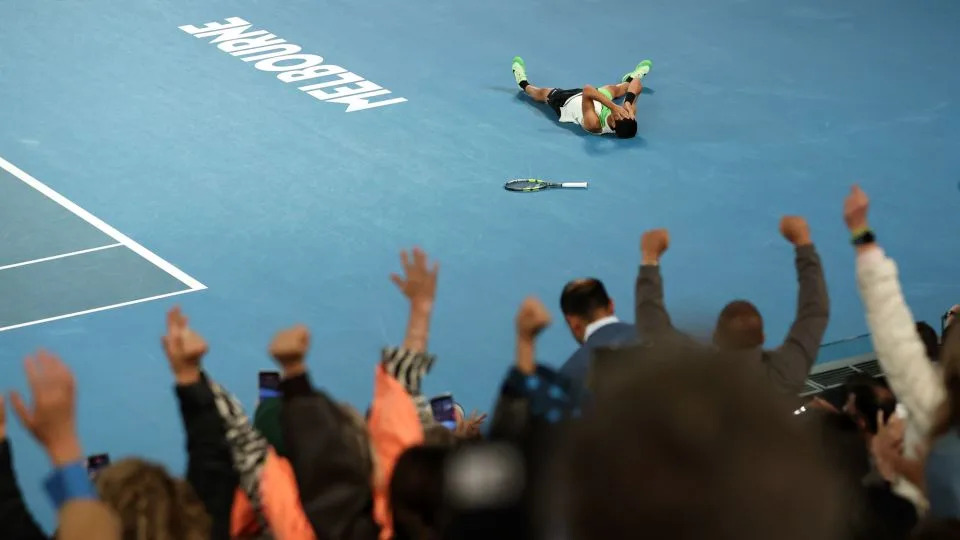 Alcaraz became the youngest man to complete a career grand slam. - Kelly Defina/Getty Images