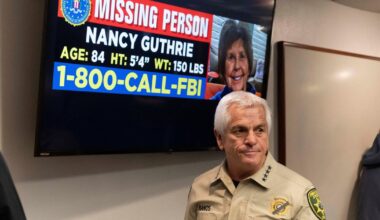 Arizona sheriff in Nancy Guthrie search defends sending DNA to Florida lab