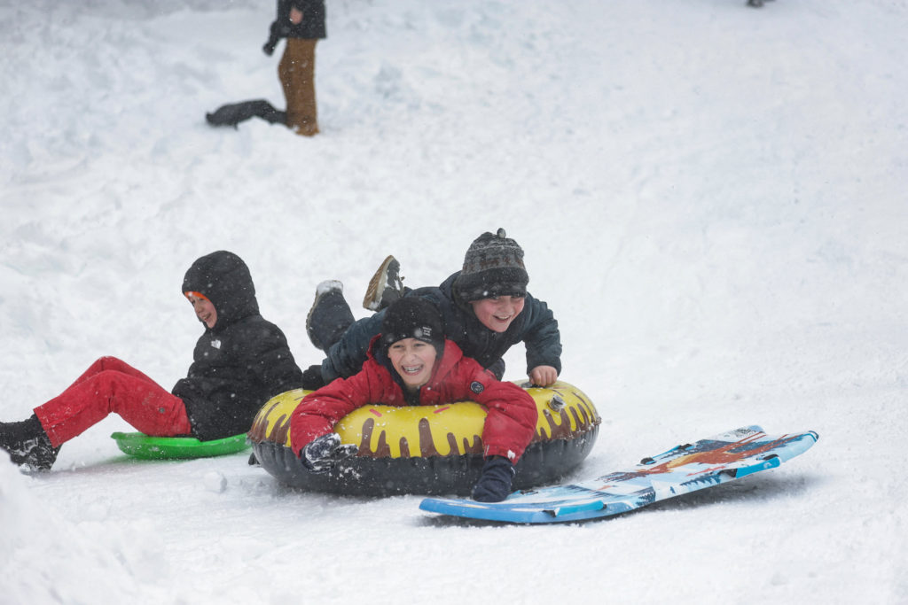 Winter snow storm hits New York City