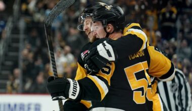 Penguins extend winning streak to six games with high-scoring victory against Rangers