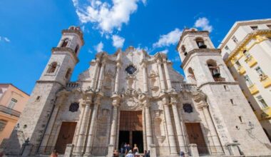 Havana Cathedral is located in Plaza de la Catedral on Calle Empedrado in Old Havana.