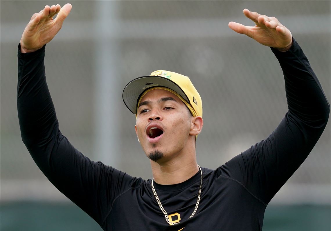 Endy Rodriguez, positive to his core, has been making a solid impression this spring on Pirates