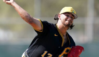 Pirates' Jared Jones 'throwing gas' as he gets back to facing live hitters