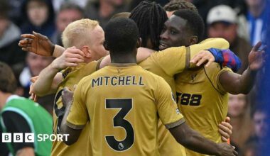 Premier League LIVE: Crystal Palace beat Brighton to end winless run