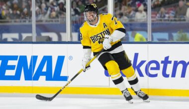 Bruins' Charlie McAvoy Posts Photo of Face Injury After High Hit By Panthers' Sandis Vilmanis