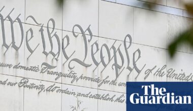 Turmoil at US constitution museum as leader exits ahead of 250th anniversary | US news