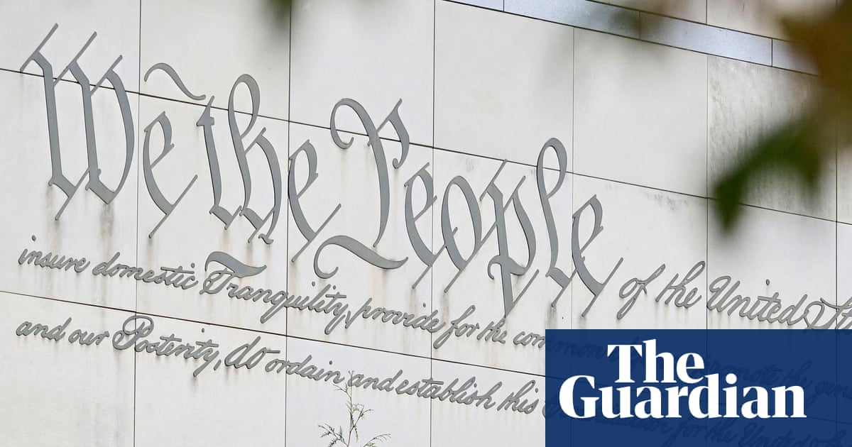 Turmoil at US constitution museum as leader exits ahead of 250th anniversary | US news