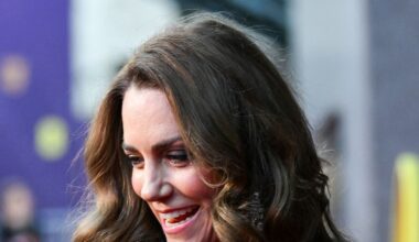 The Princess of Wales sparkles in Queen Mary's rarely-seen diamond bracelet at the BAFTAs