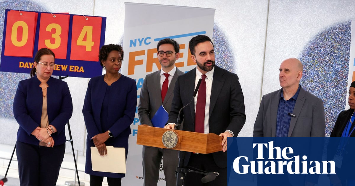 Rightwing critics blame Mamdani as New York snow fails to melt | Zohran Mamdani