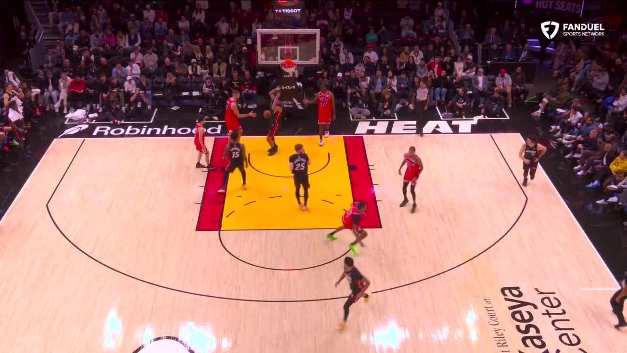 Heat build 54-point lead, roll past Bulls 134-91 with Adebayo, Larsson each scoring 20