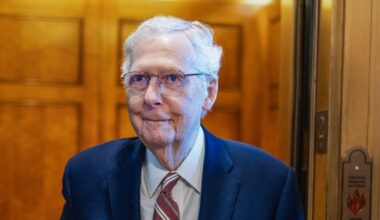 Mitch McConnell hospitalized after experiencing 'flu-like symptoms'