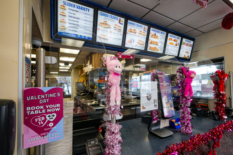 Valentine's Day at White Castle.