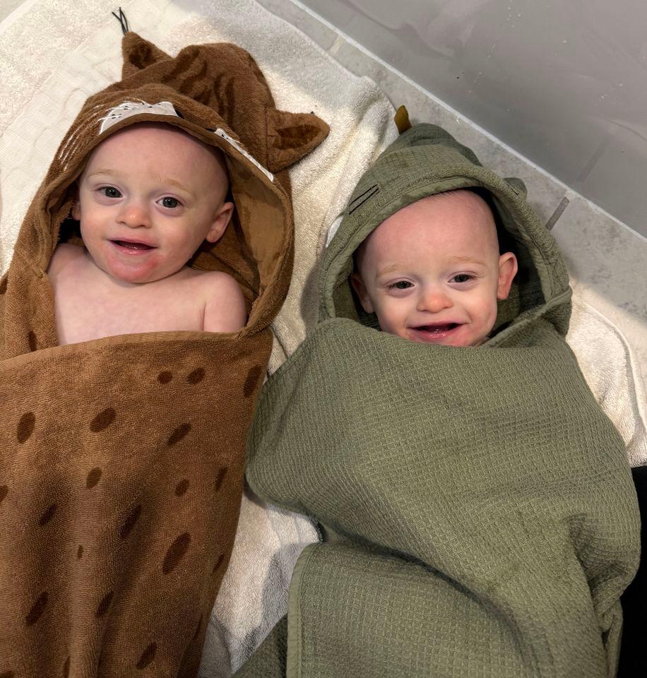 Twins Simon and Clive Wood Courtesy of Abby Wood