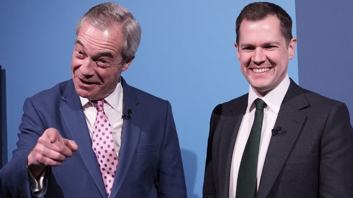 Nigel Farage and Robert Jenrick at odds over triple lock on pensions