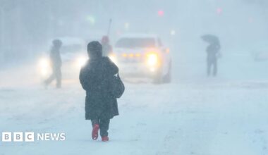 Twenty-two inches of snow falls in parts of US east coast as major winter storm hits - latest