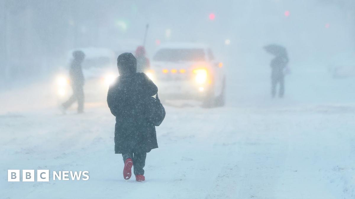 Twenty-two inches of snow falls in parts of US east coast as major winter storm hits - latest