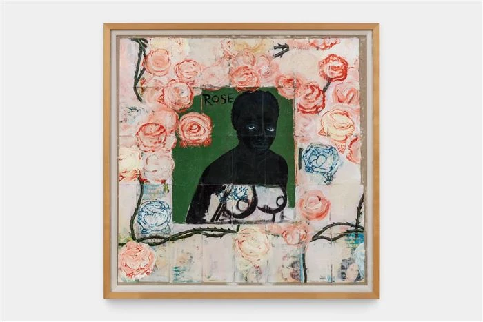 Kerry James Marshall, Destiny Is a Rose, 1990