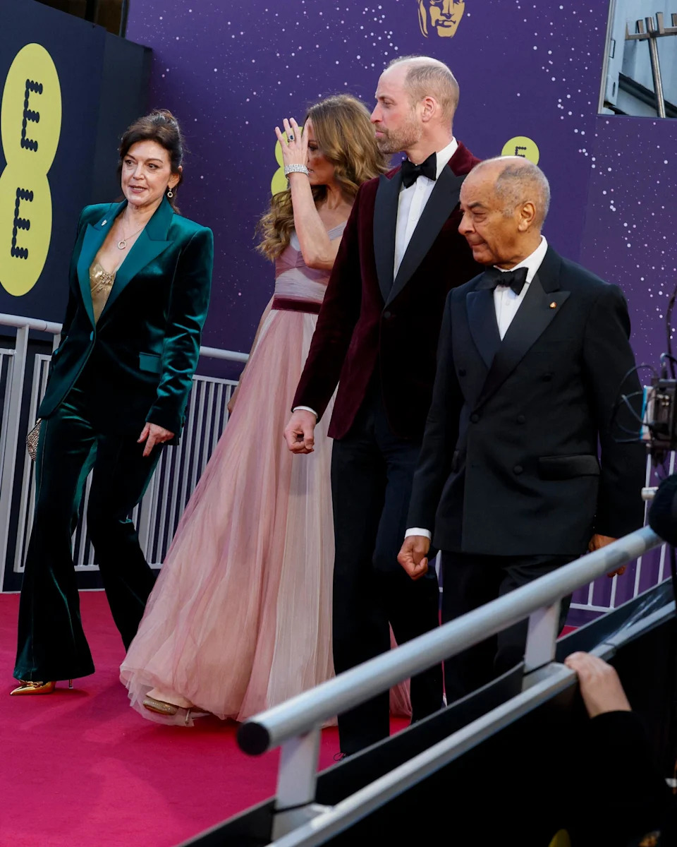 Prince William and Kate Middleton at the 2026 BAFTAs