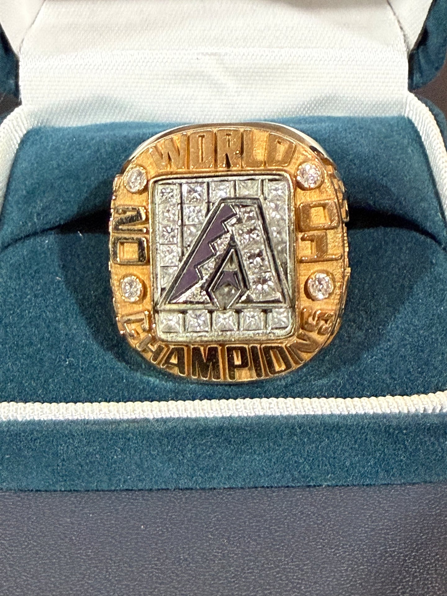 Glenn Sherlock will occasionally show off his  2001 Diamondbacks World Series championship ring, but only at “special events.”