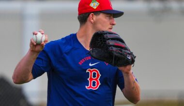 Righthander Tyler Uberstine will start the Red Sox' first exhibition game of the spring, Friday afternoon against Northeastern.