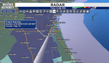 Sunny Skies Return After Morning Frost and Freeze