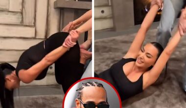 Lewis Hamilton Heard in Background at Recent Kim, Khloé & Kylie Gathering