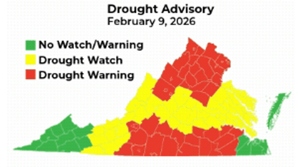 Charlotte County farmers grapple with drought conditions, hopeful for more rainfall. (Credit: DEQ)