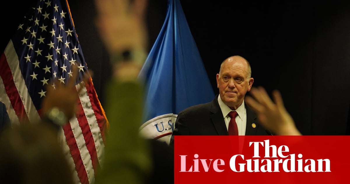 Trump’s border czar says administration will immediately withdraw 700 immigration enforcement officers from Minnesota – live | Trump administration